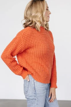 Discount Baltic Born Syracuse Chunky Knit Sweater | Orange