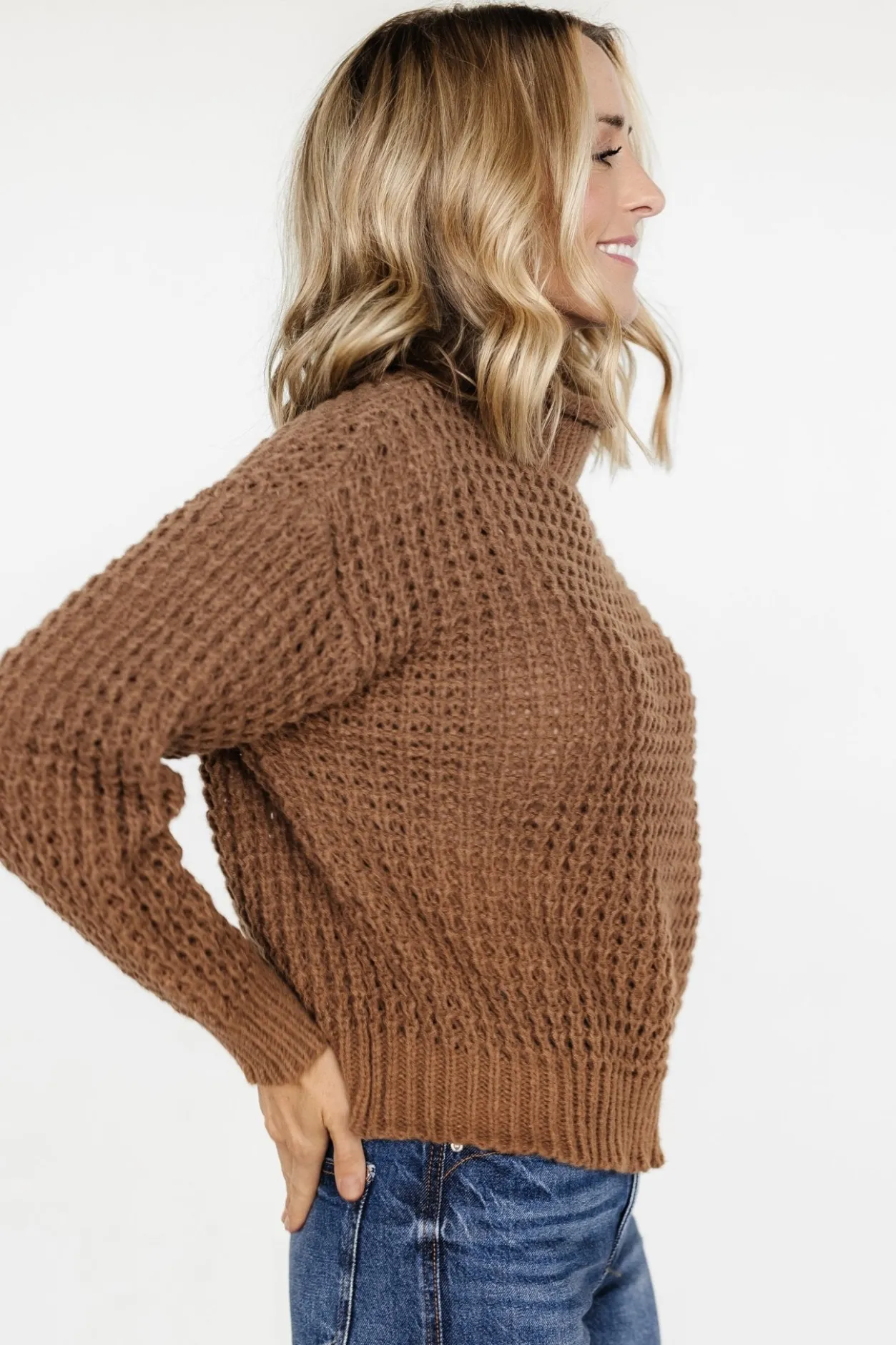Hot Baltic Born Syracuse Chunky Knit Sweater | Mocha