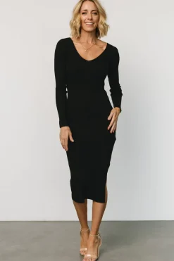 Best Baltic Born Tacey Midi Dress | Black