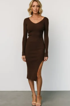 Clearance Baltic Born Tacey Midi Dress | Coffee