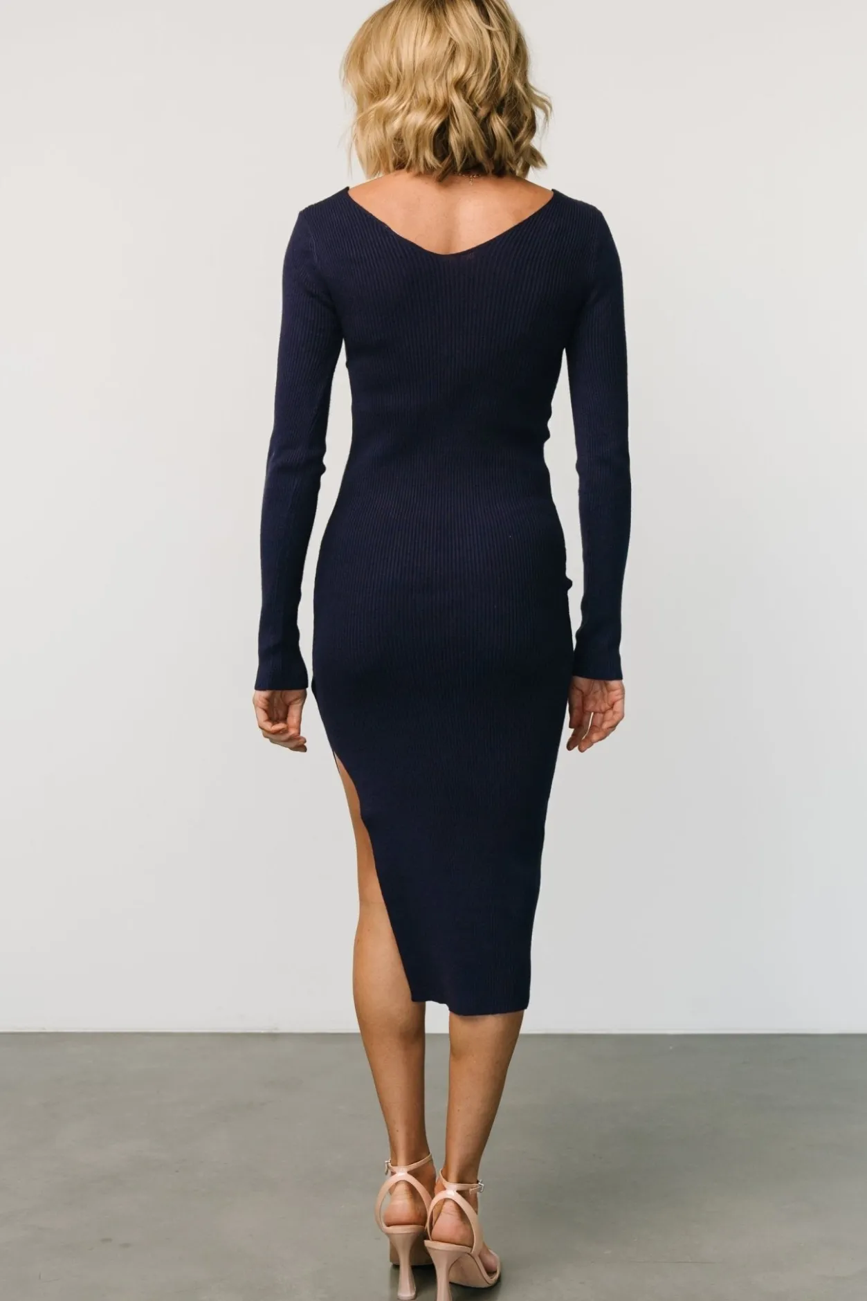 Online Baltic Born Tacey Midi Dress | Navy