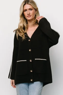 Hot Baltic Born Tally Knit Cardigan | Dark Chocolate DarkChocolate