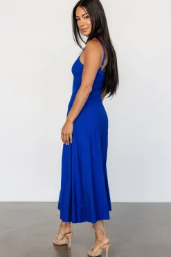 Hot Baltic Born Tanya Knit Midi Dress | Cobalt