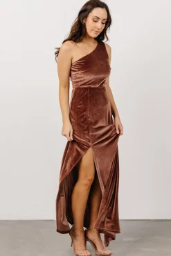 Sale Baltic Born Tatiana Velvet One Shoulder Maxi Dress | Desert Rose DesertRose