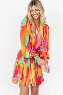 Clearance Baltic Born Tavana Short Dress | Multi Print MultiPrint