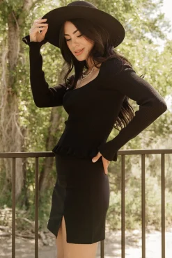 Best Baltic Born Tayla Knit Top | Black