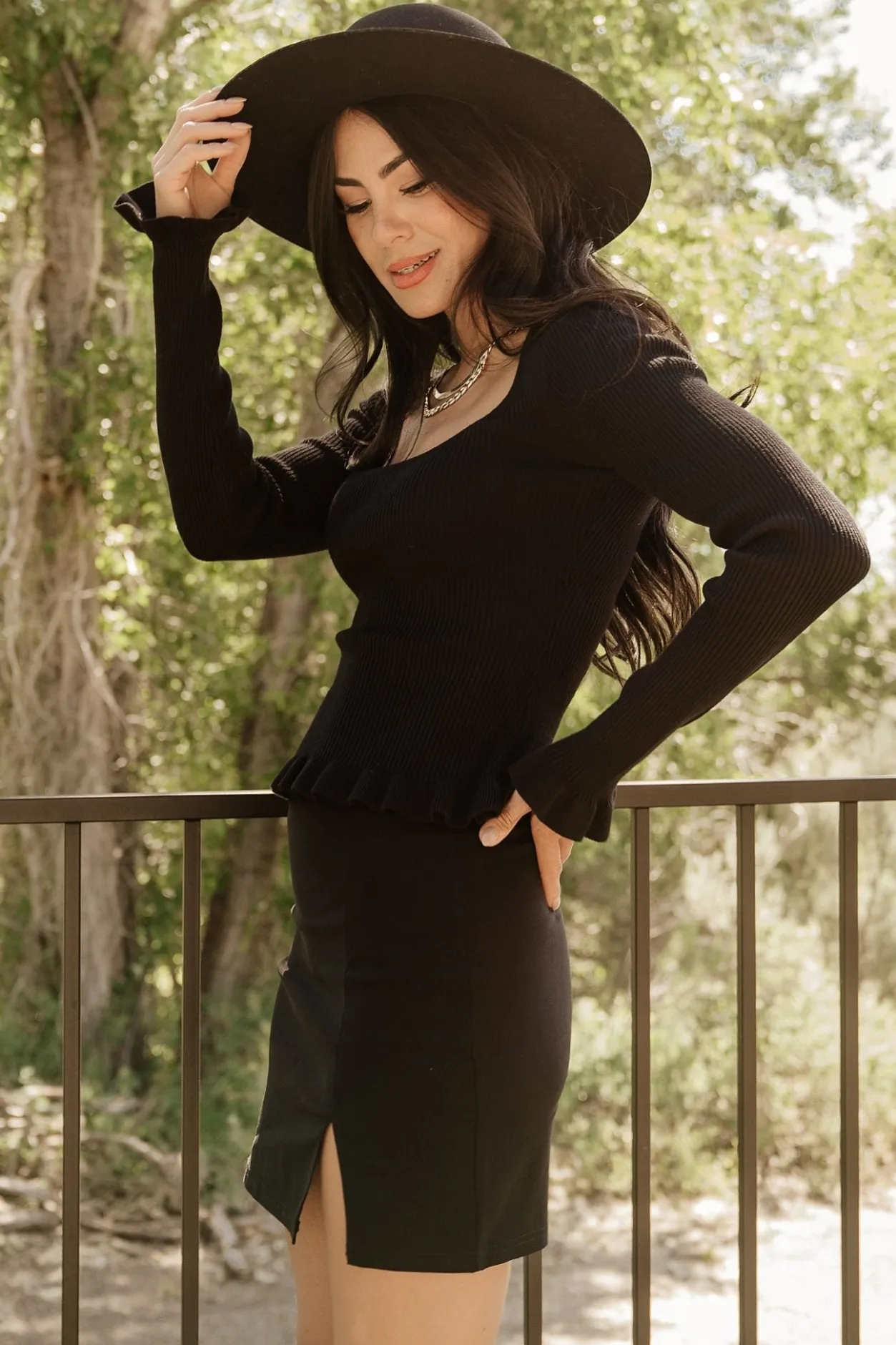 Best Baltic Born Tayla Knit Top | Black