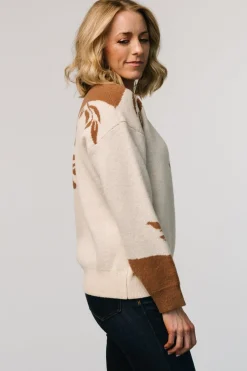 Fashion Baltic Born Teresa Sweater | Cream + Camel Cream+Camel