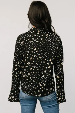 Online Baltic Born Thelma Button Blouse | Black Print BlackPrint