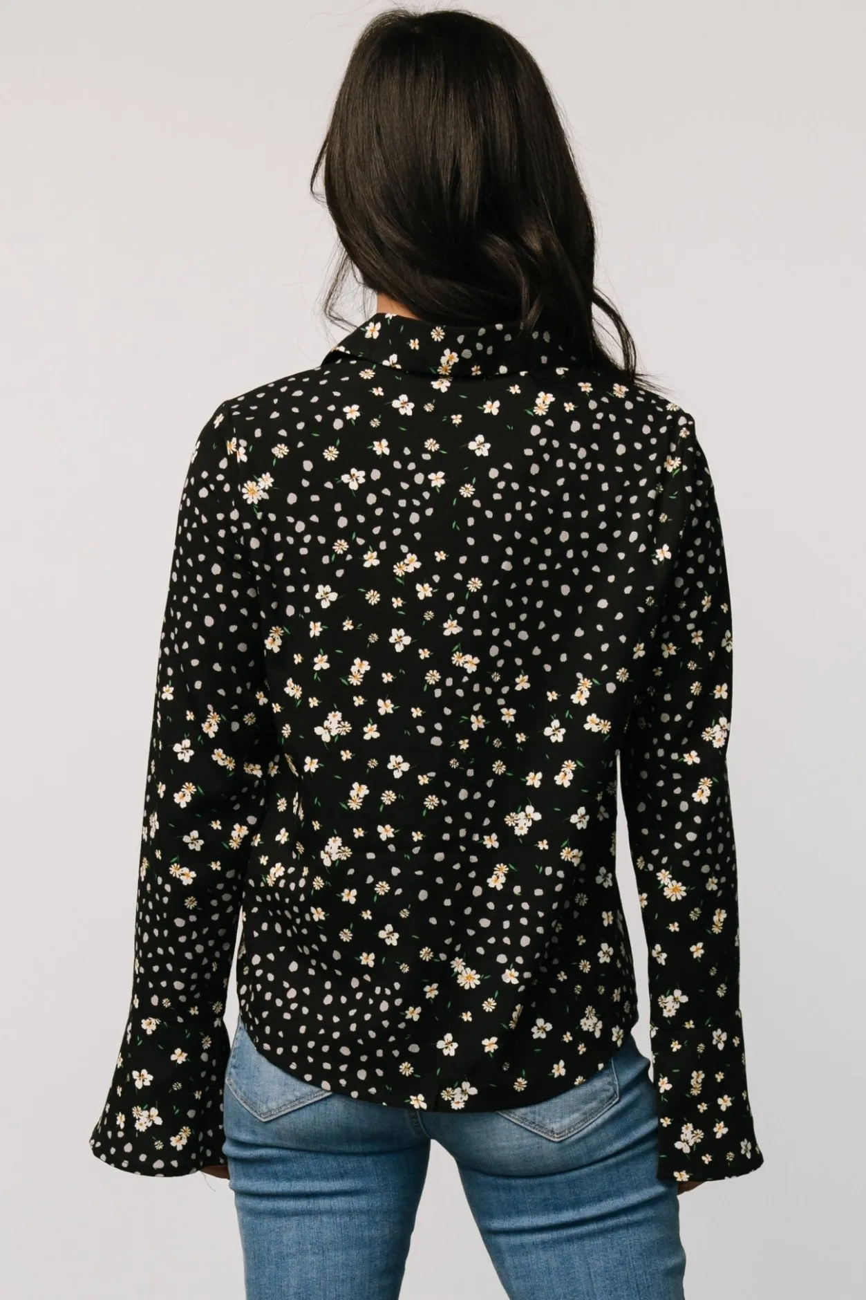 Online Baltic Born Thelma Button Blouse | Black Print BlackPrint