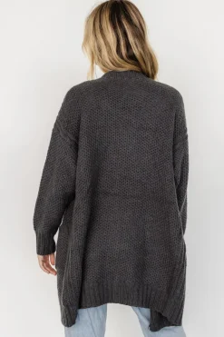 Discount Baltic Born Theodora Knit Cardigan | Charcoal