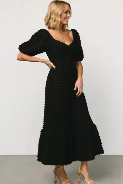 Best Baltic Born Therese Textured Dress | Black