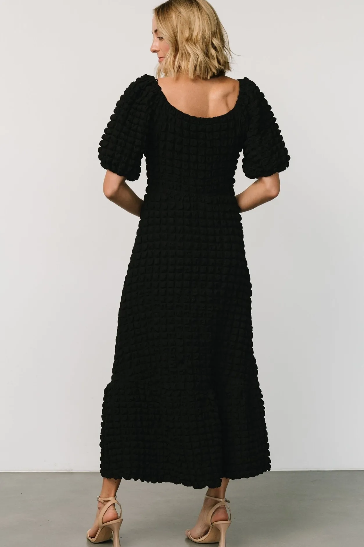 Best Baltic Born Therese Textured Dress | Black