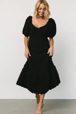 Best Baltic Born Therese Textured Dress | Black