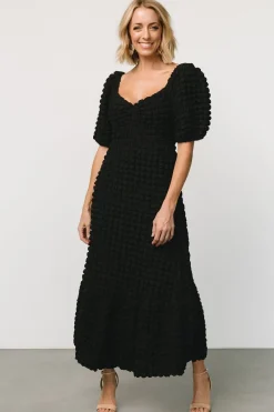 Best Baltic Born Therese Textured Dress | Black