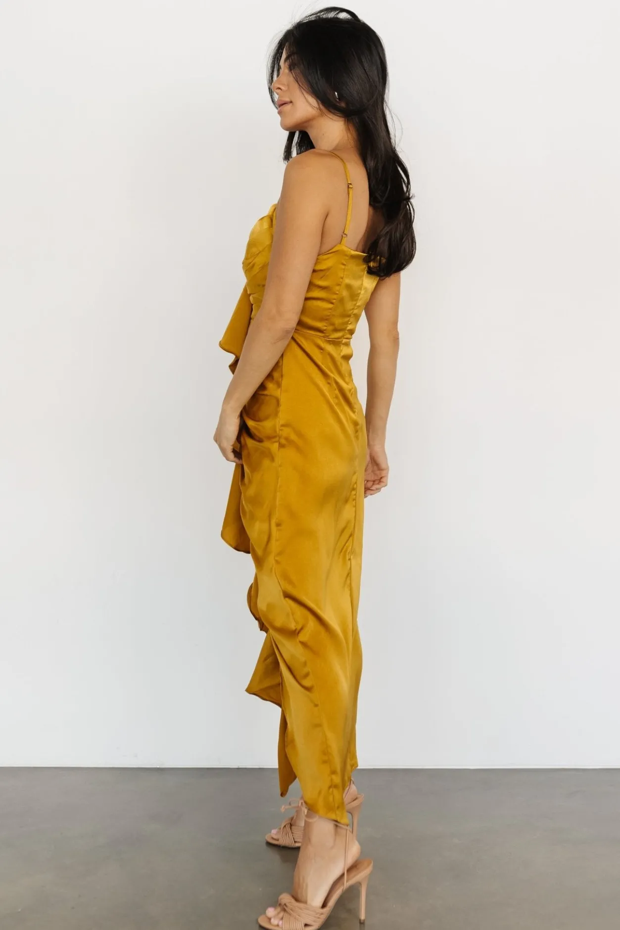 Hot Baltic Born Thessaly Maxi Dress | Brushed Gold BrushedGold