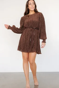 Hot Baltic Born Tiandra Short Dress | Bronze Shimmer BronzeShimmer