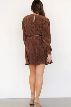 Hot Baltic Born Tiandra Short Dress | Bronze Shimmer BronzeShimmer