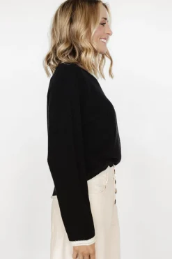 Online Baltic Born Tiffany Knit Sweater | Black + Off White Black+OffWhite
