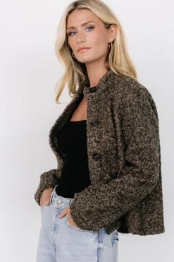 Best Baltic Born Tilly Jacket | Brown + Black Brown+Black