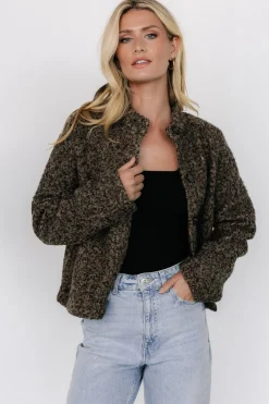 Best Baltic Born Tilly Jacket | Brown + Black Brown+Black