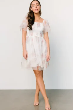 Best Baltic Born Tivoli Tulle Short Dress | White Multi WhiteMulti