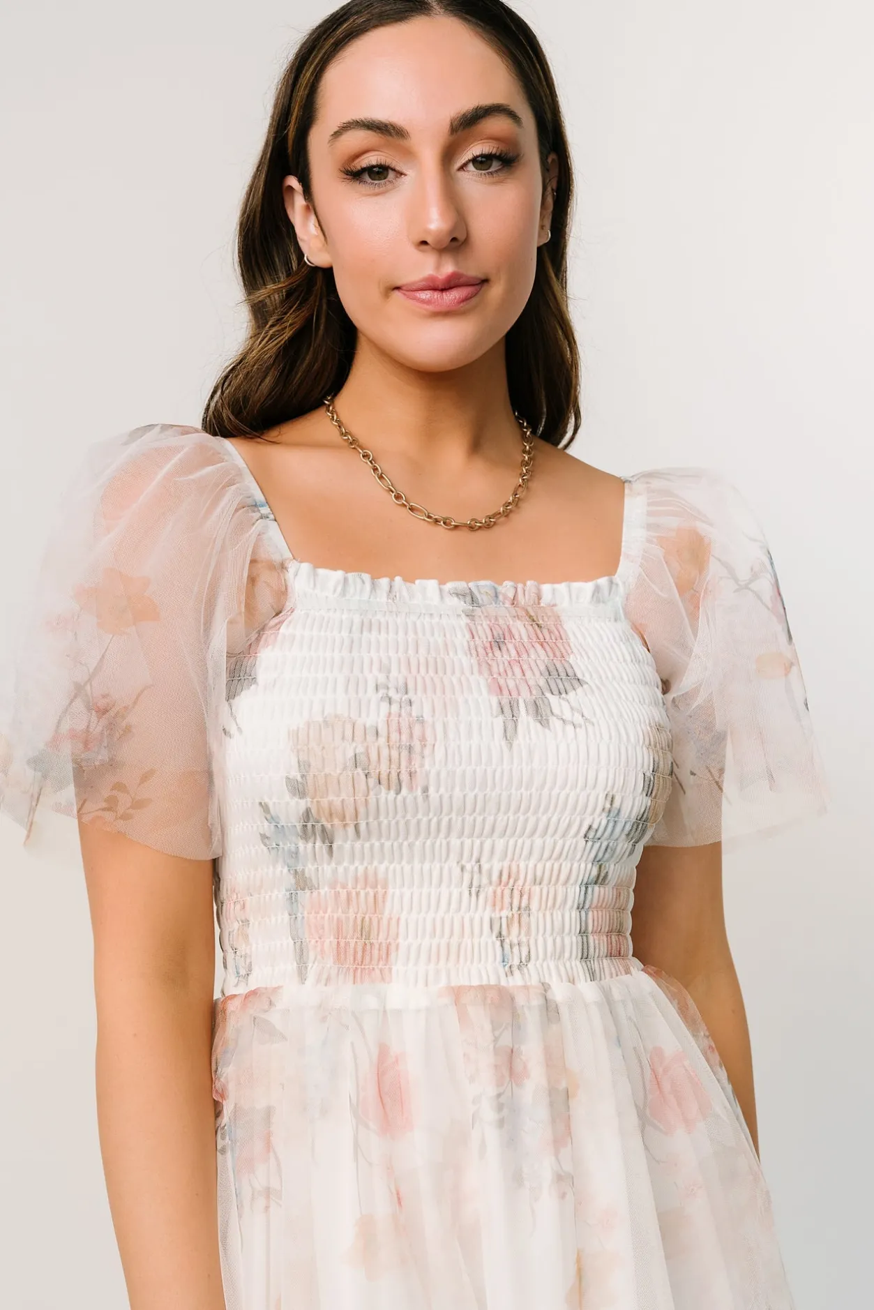 Best Baltic Born Tivoli Tulle Short Dress | White Multi WhiteMulti