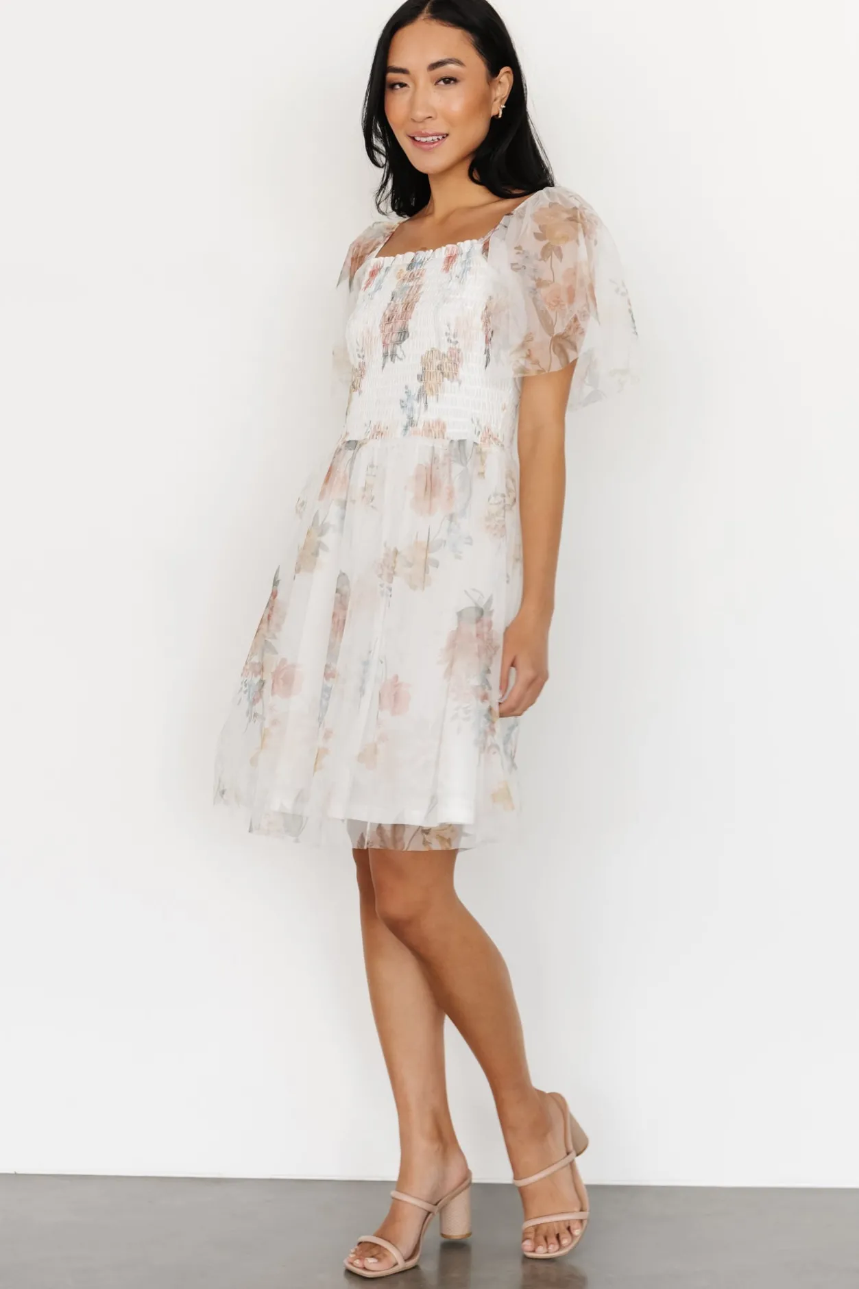 Best Baltic Born Tivoli Tulle Short Dress | White Multi WhiteMulti
