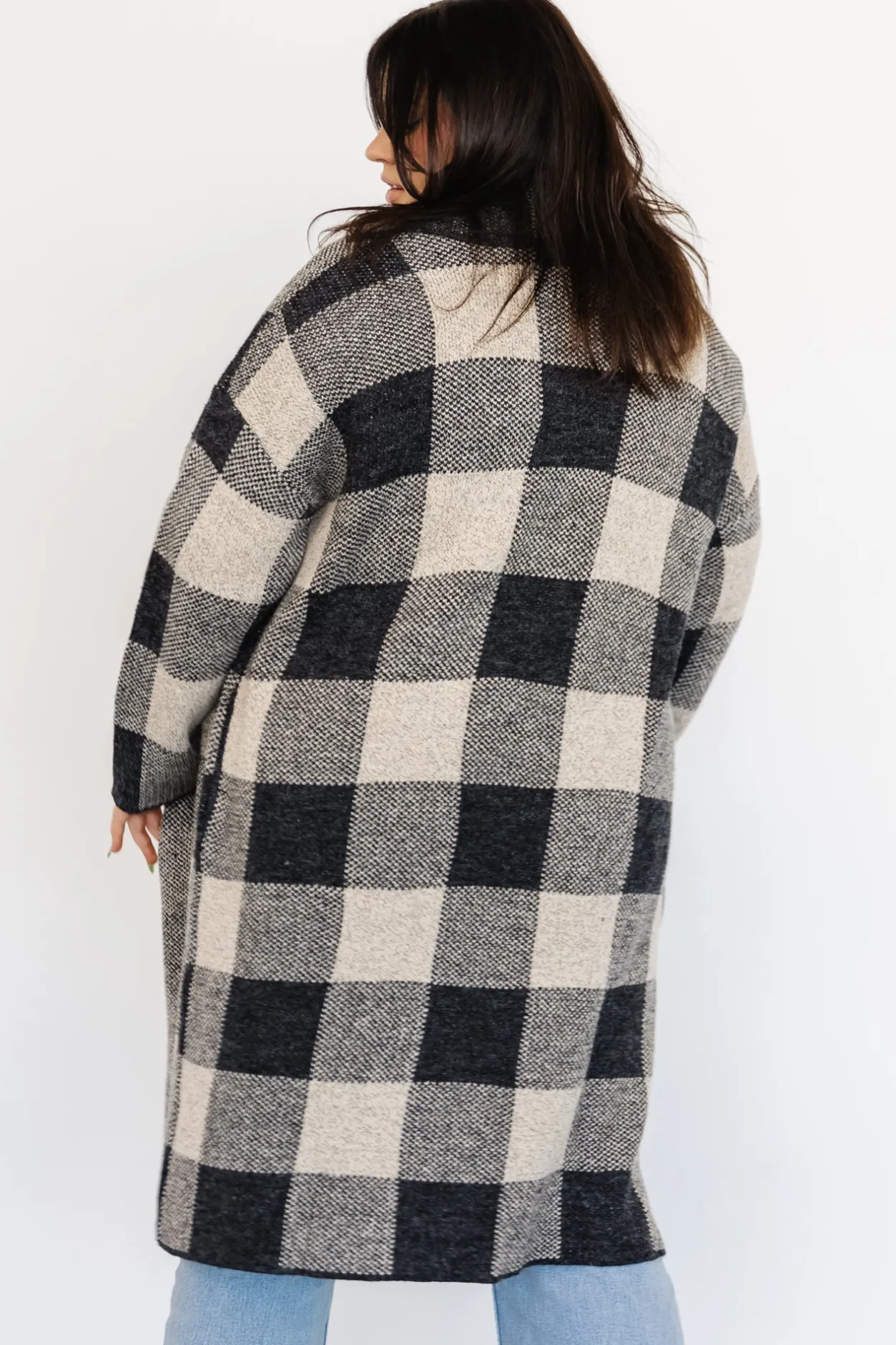New Baltic Born Toronto Cardigan | Black + Taupe Black+Taupe