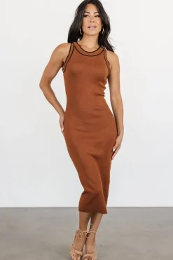 Hot Baltic Born Tove Knit Tank Midi Dress | Copper