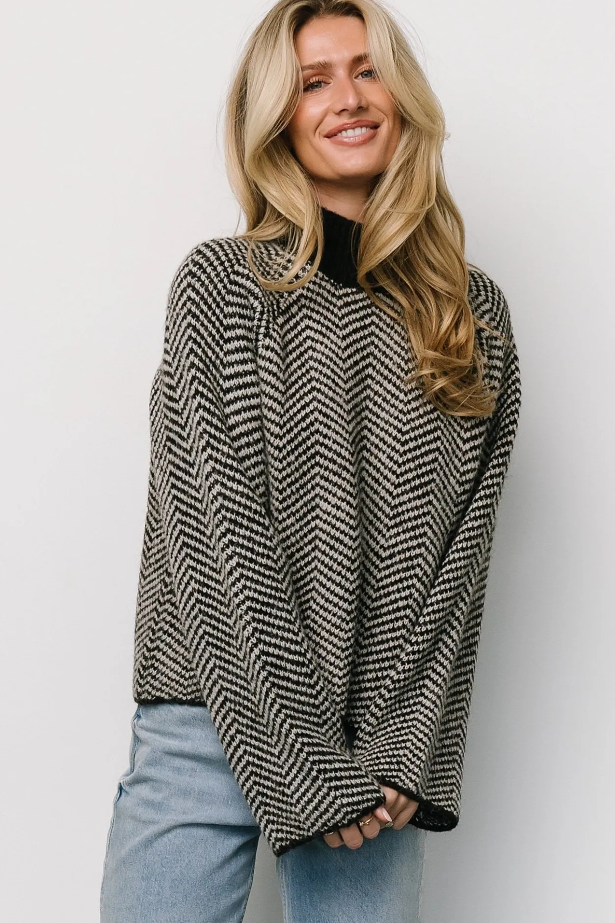 Best Baltic Born Trisha Knit Sweater | Black Stripe BlackStripe