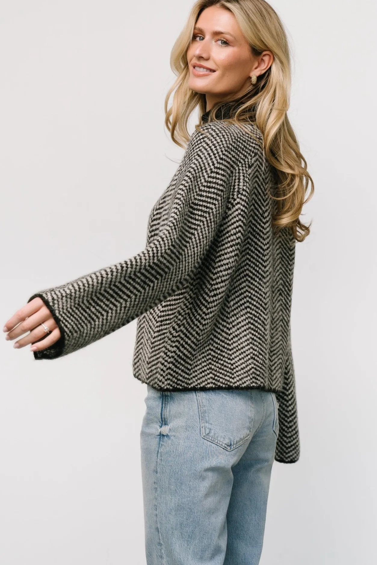 Best Baltic Born Trisha Knit Sweater | Black Stripe BlackStripe