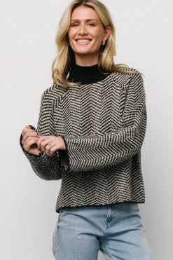 Best Baltic Born Trisha Knit Sweater | Black Stripe BlackStripe