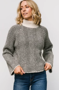 Sale Baltic Born Trisha Knit Sweater | Ivory Stripe IvoryStripe