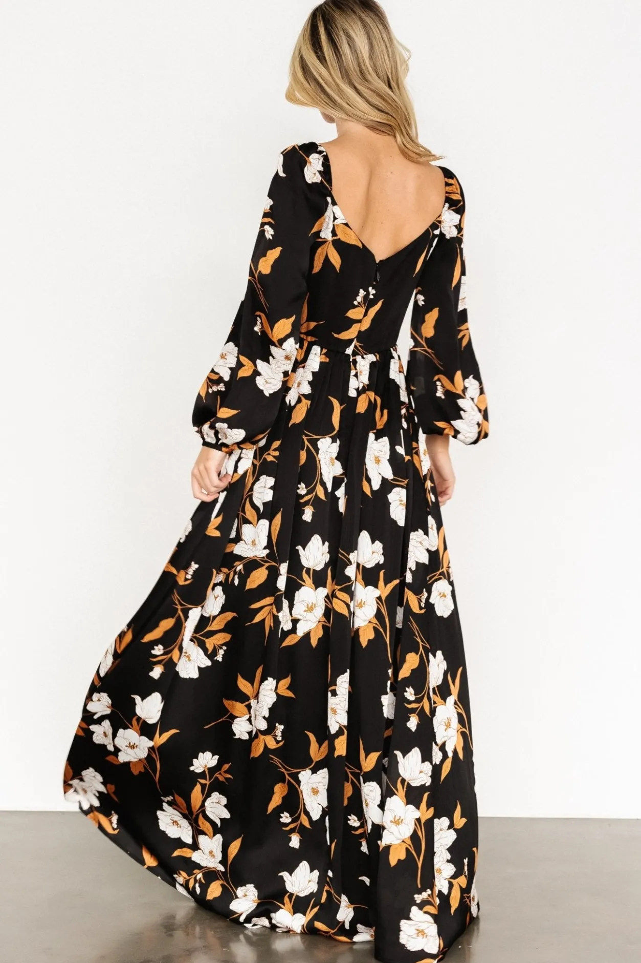 Fashion Baltic Born Tristan Maxi Dress | Black Floral BlackFloral