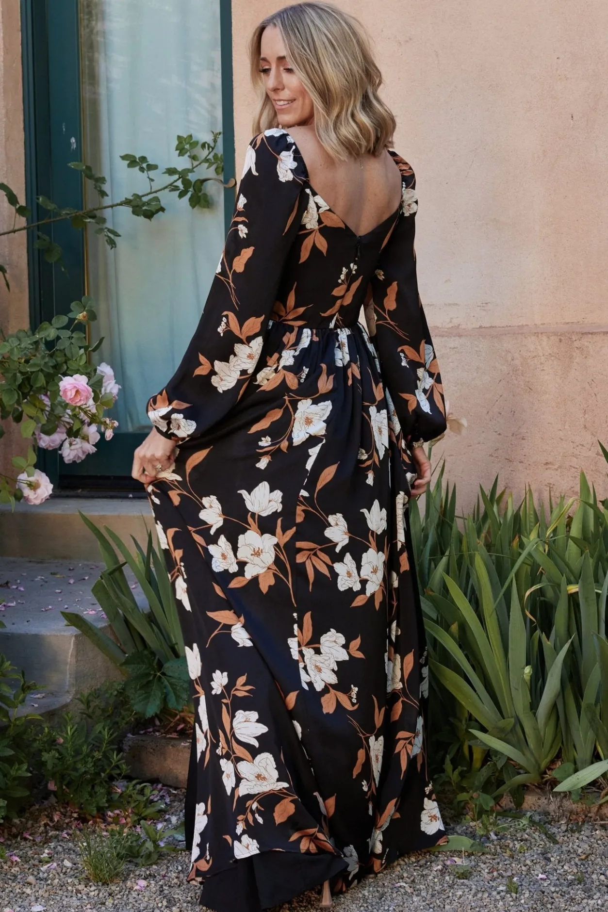 Fashion Baltic Born Tristan Maxi Dress | Black Floral BlackFloral