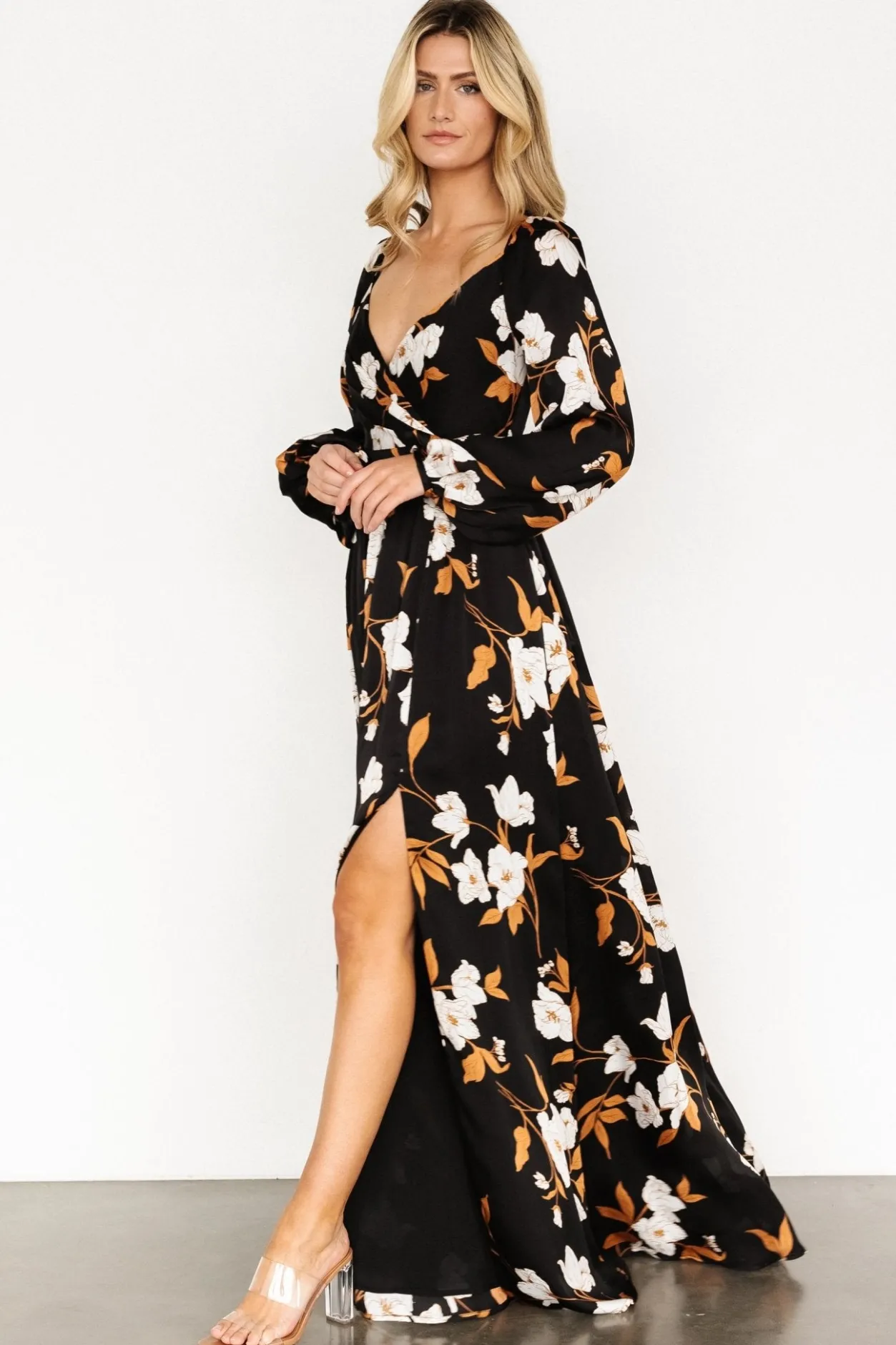 Fashion Baltic Born Tristan Maxi Dress | Black Floral BlackFloral