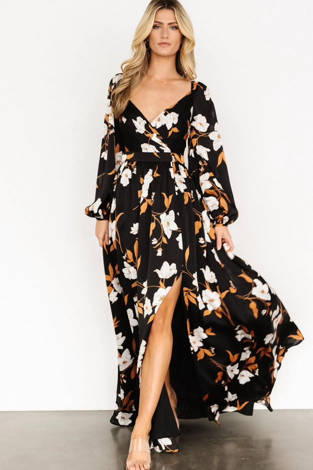 Fashion Baltic Born Tristan Maxi Dress | Black Floral BlackFloral