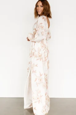 Outlet Baltic Born Tristan Maxi Dress | White Floral WhiteFloral