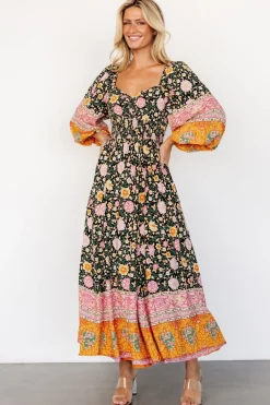 Outlet Baltic Born Trixie Dress | Black Multi BlackMulti