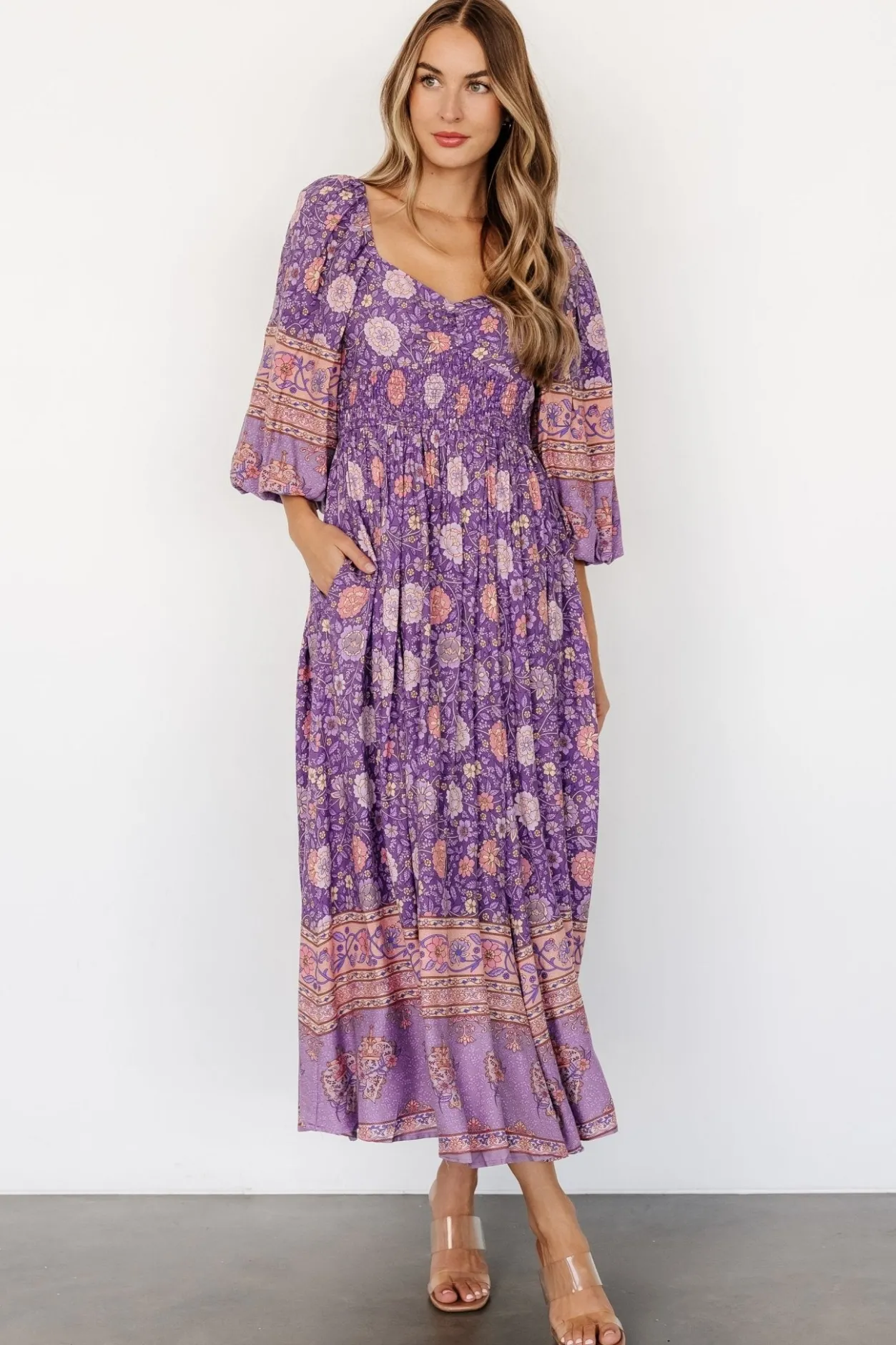 Sale Baltic Born Trixie Dress | Purple Multi PurpleMulti