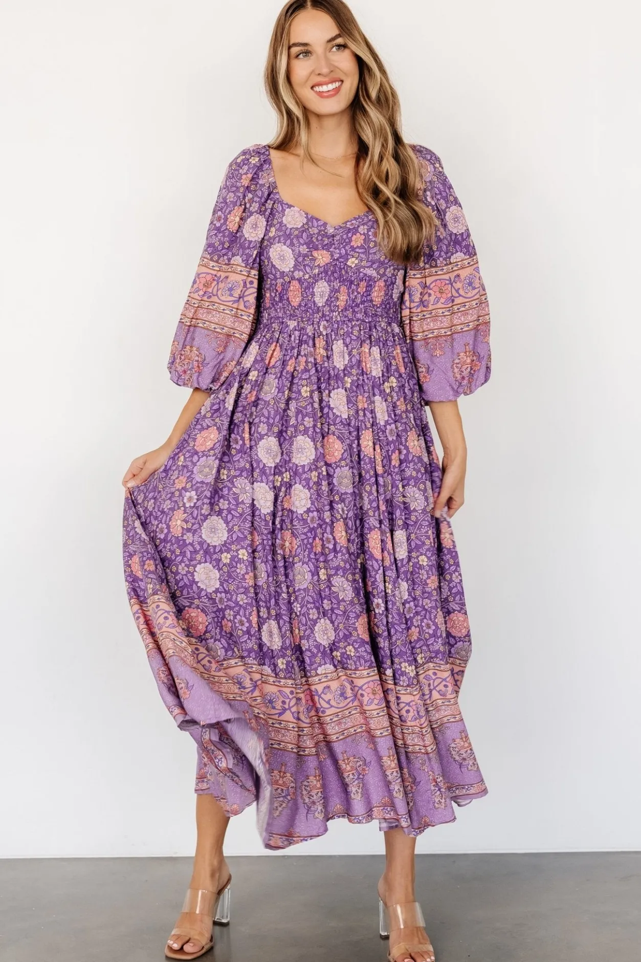 Sale Baltic Born Trixie Dress | Purple Multi PurpleMulti