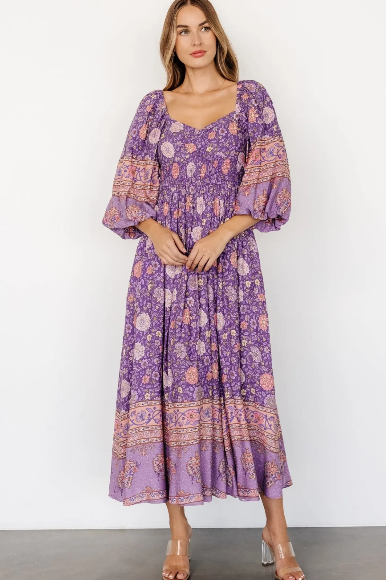 Sale Baltic Born Trixie Dress | Purple Multi PurpleMulti