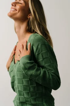 Best Baltic Born Troy Knit Sweater | Green