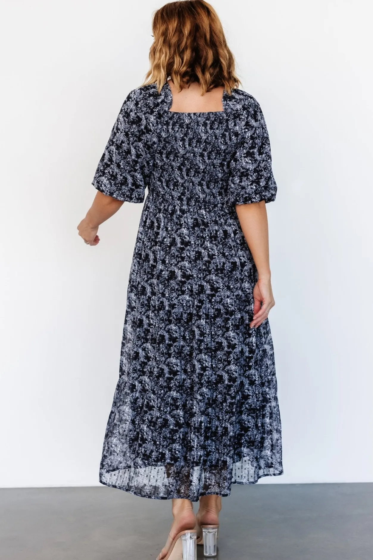 Online Baltic Born Tulsa Smocked Dress | Black + White Black+White