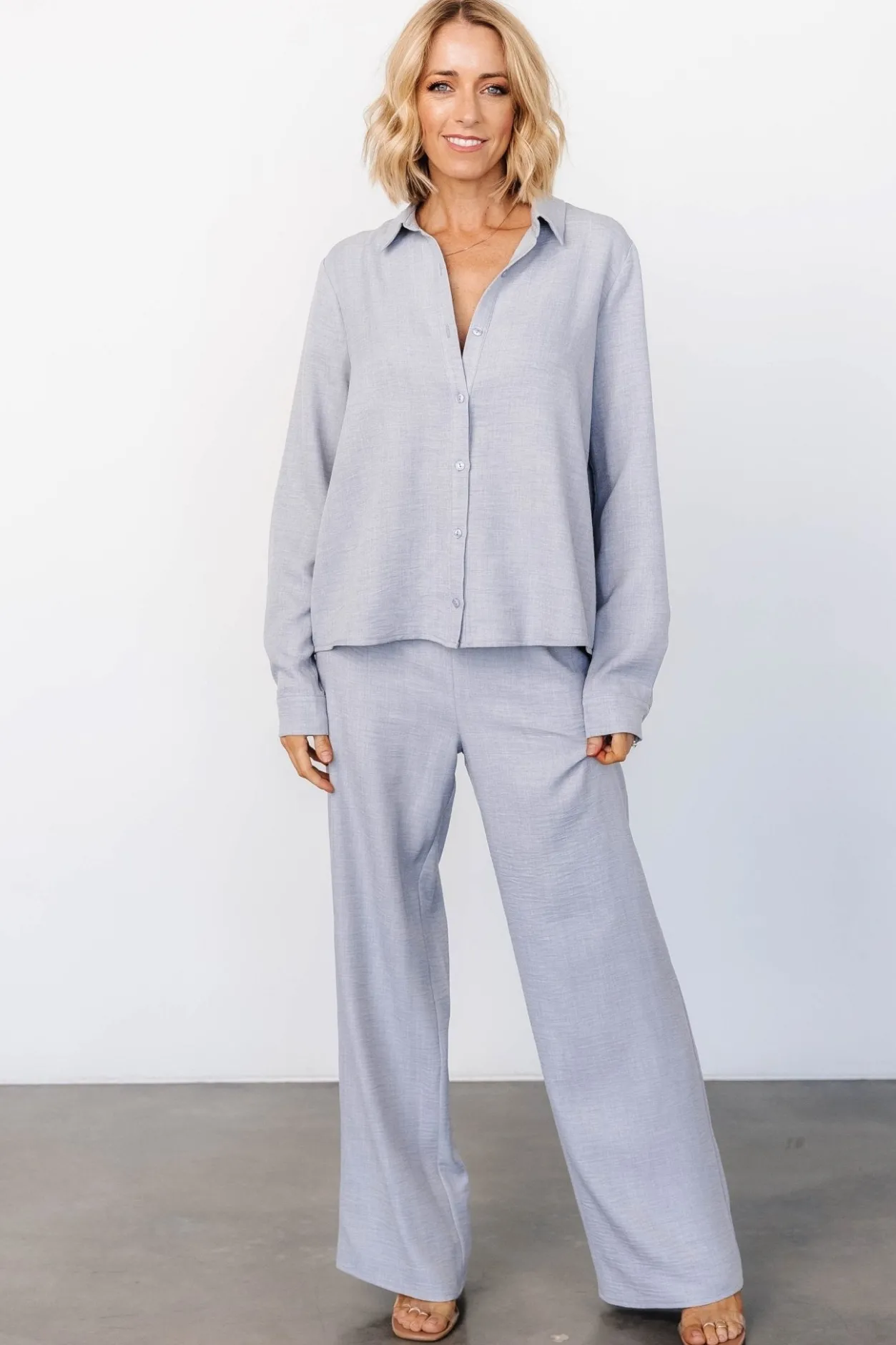 Outlet Baltic Born Tuscany Pants | Blue Gray BlueGray