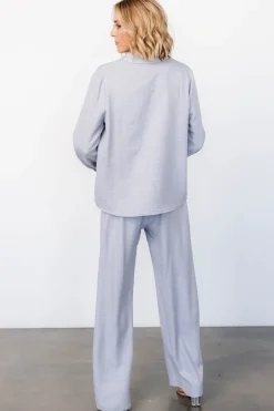 Outlet Baltic Born Tuscany Pants | Blue Gray BlueGray