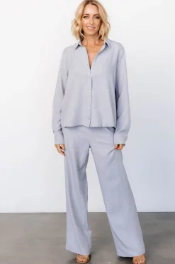 Outlet Baltic Born Tuscany Pants | Blue Gray BlueGray