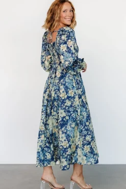 Sale Baltic Born Twyla Dress | Blue + Cream Floral Blue+CreamFloral