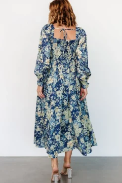 Sale Baltic Born Twyla Dress | Blue + Cream Floral Blue+CreamFloral